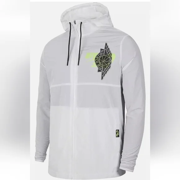 NWT Men's Nike Air Jordan Jumpman Wings Hooded Windbreaker Jacket - Picture 5 of 7